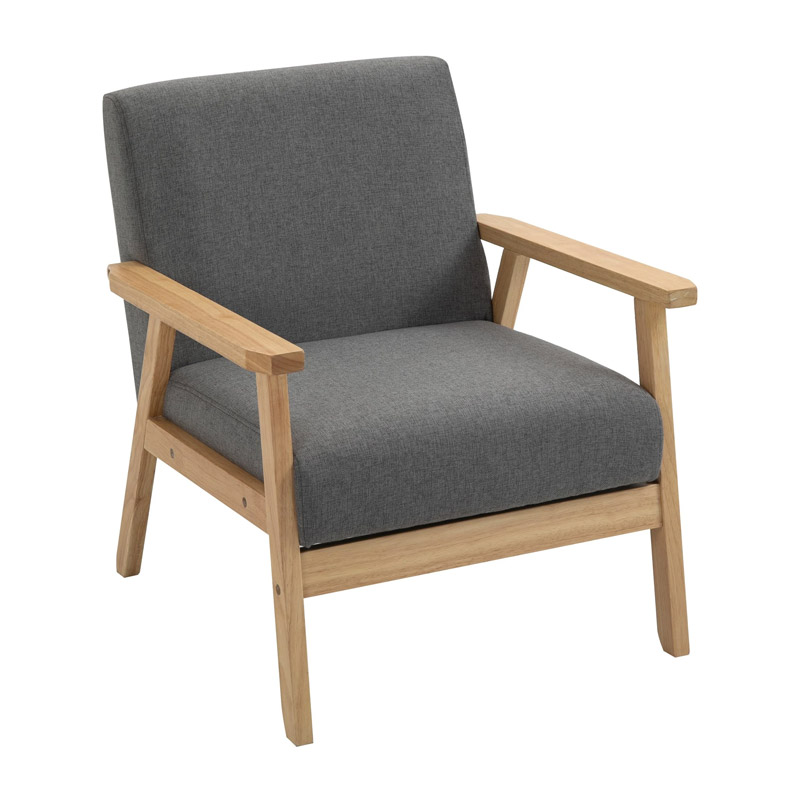 Ξύλινη Πολυθρόνα 70 x 64 x 72 cm HOMCOM 835-233 - 835-233