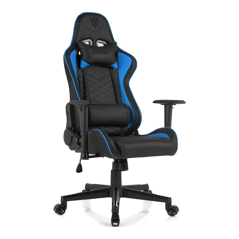 Καρέκλα Gaming Χρώματος Μπλε - Μαύρο SENSE7 Spellcaster 7135345 - 7135345