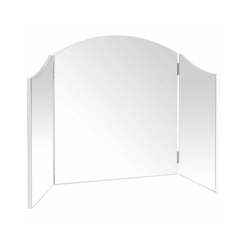 Τριπλός Επιτραπέζιος Ξύλινος Καθρέπτης Μακιγιάζ 106 x 60 cm Beautify 4000081 - 4000081