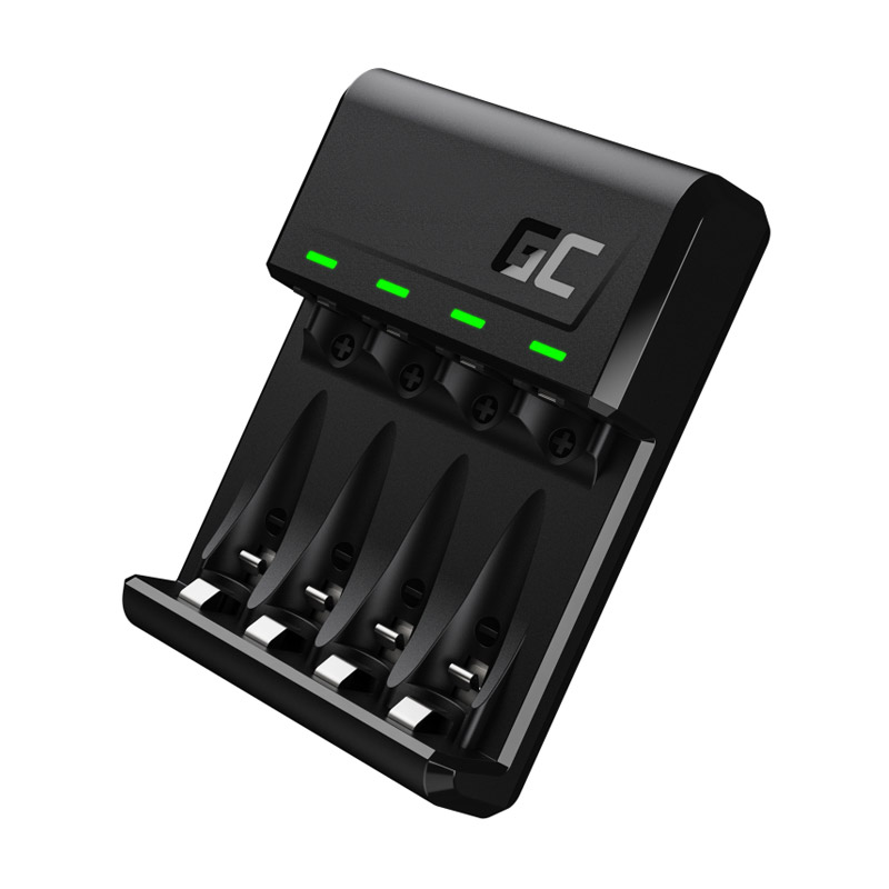Φορτιστής Μπαταριών VitalCharger για Μπαταρίες AA/AAA με Micro USB και USB-C 0.5W/1.5V/1.2A Green Cell GRADGC01 - GRADGC01