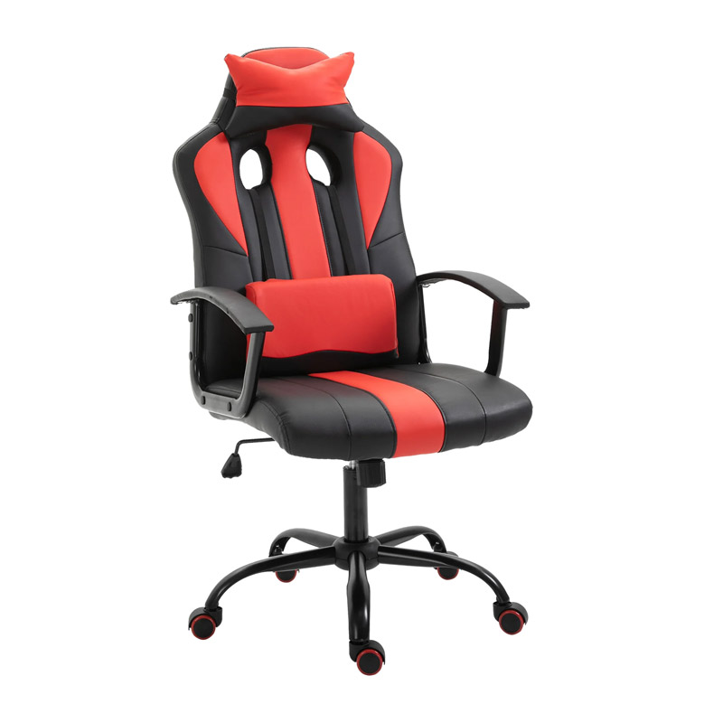 Καρέκλα Gaming 73 x 64 x 112-122 cm Χρώματος Κόκκινο Vinsetto 921-144RD - 921-144RD