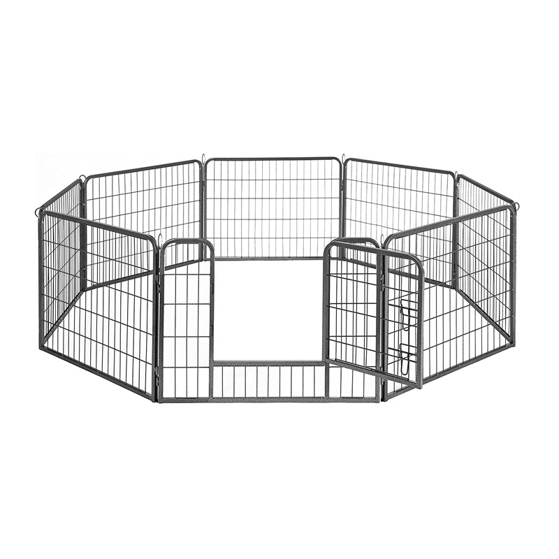 Οκτάγωνο Μεταλλικό Κλουβί - Πάρκο Εκπαίδευσης Σκύλου Βαρέως Τύπου 77 x 60 cm Feandrea PPK86G - PPK86G