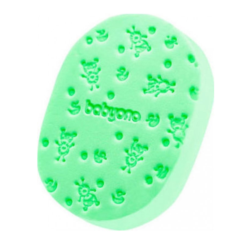 Βρεφικό Σφουγγάρι Μπάνιου Χρώματος Πράσινο Babyono BN063/01 - BN063/01