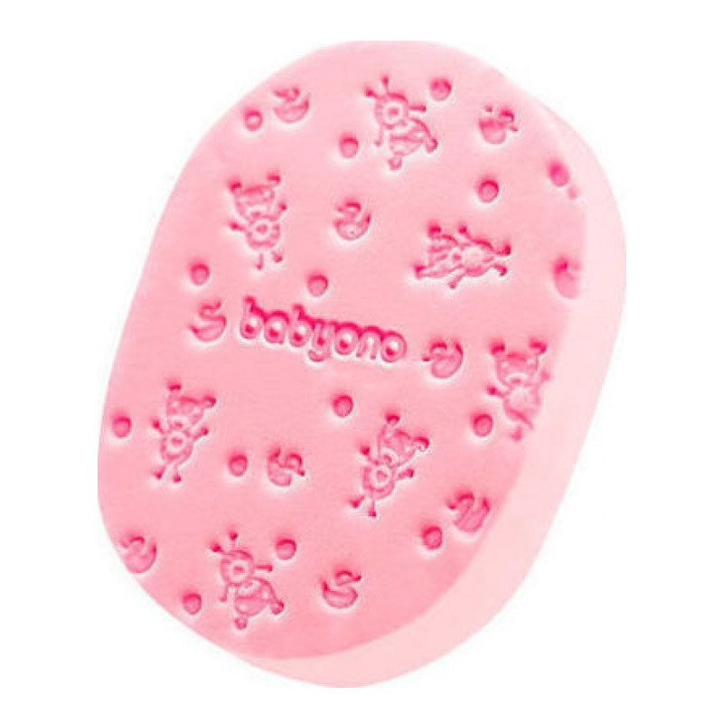 Βρεφικό Σφουγγάρι Μπάνιου Χρώματος Ροζ Babyono BN063/02 - BN063/02