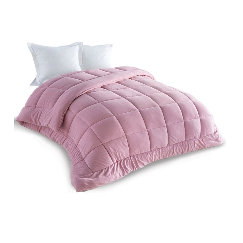 Πάπλωμα Fleece Διπλής Όψης Υπέρδιπλο 220 x 240 cm Χρώματος Ροζ Idomya 30101428 - 30101428