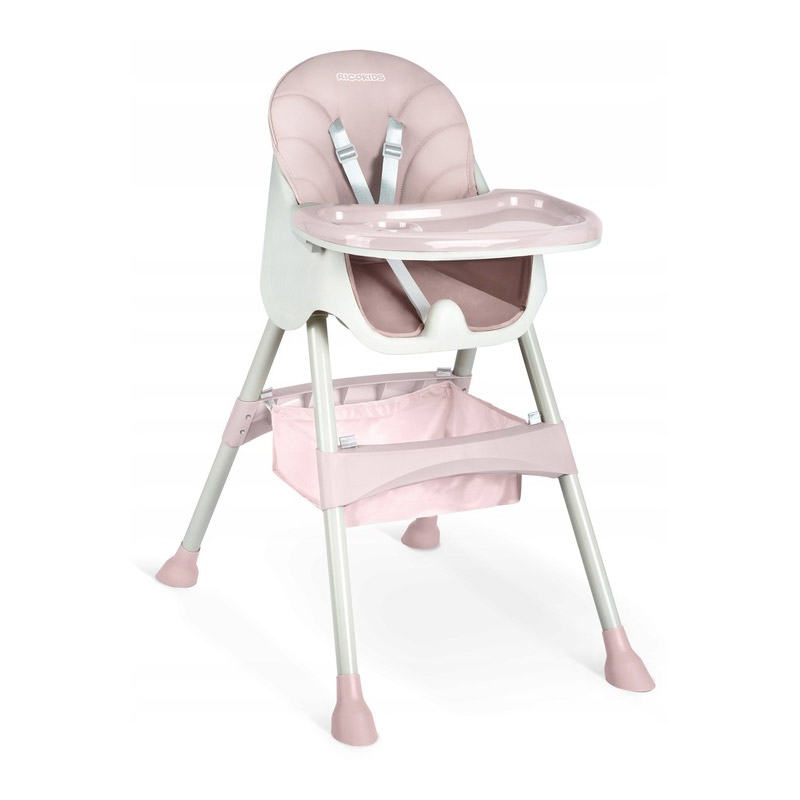 Παιδικό Κάθισμα Φαγητού 3 σε 1 Χρώματος Ροζ Ricokids Milo - 700002