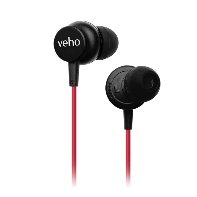 Ενσύρματα Ακουστικά με Μικρόφωνο Ζ3 Χρώματος Κόκκινο Veho VEP-105-Z3-R - VEP-105-Z3-R