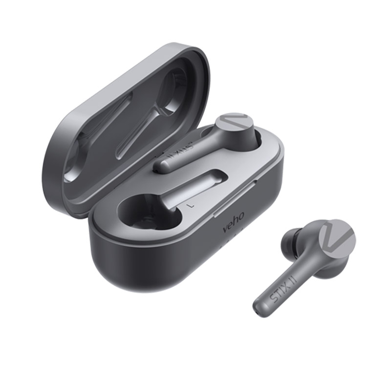 Ασύρματα Ακουστικά με Βάση Φόρτισης Χρώματος Γκρι STIX II Veho VEP-212-STIX2-G - VEP-212-STIX2-G