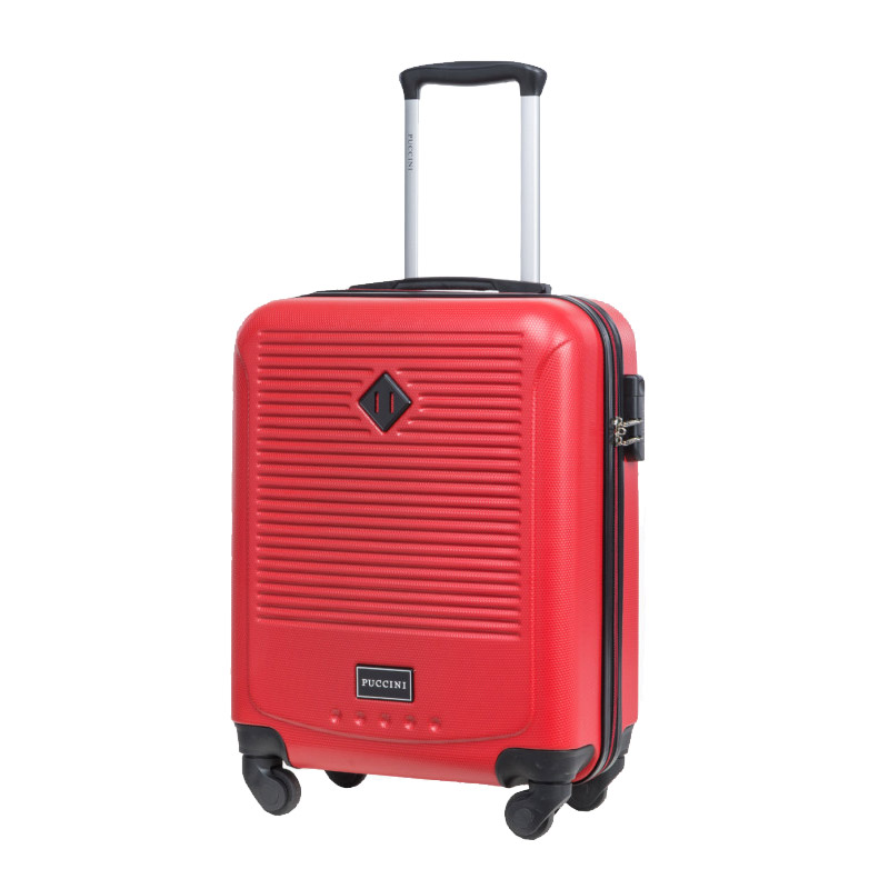 Βαλίτσα Καμπίνας Ύψους 53 cm Χρώματος Κόκκινο Corfu Puccini ABS016C-3 - ABS016C-3