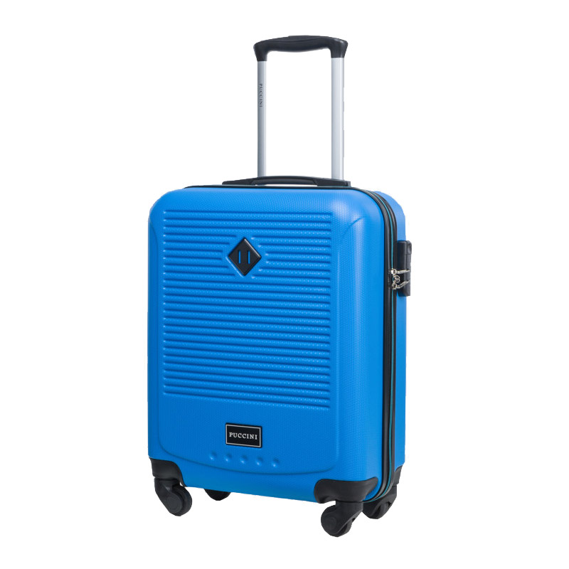 Βαλίτσα Καμπίνας Ύψους 53 cm Χρώματος Μπλε Corfu Puccini ABS016C-7 - ABS016C-7
