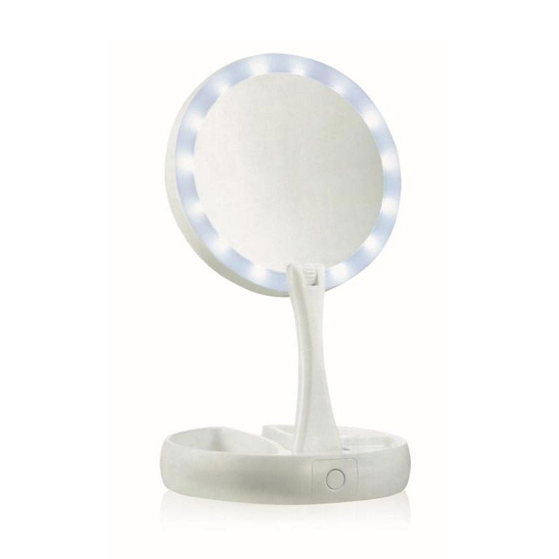 Πτυσσόμενος Διπλός Μεγεθυντικός Καθρέπτης με Φωτισμό LED Cenocco CC-9050 - CC-9050
