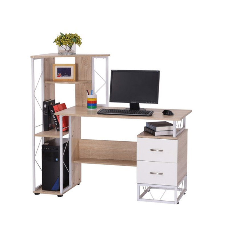 Ξύλινο Γραφείο με Θέση για Υπολογιστή 133 x 55 x 123 cm HOMCOM 920-016 - 920-016