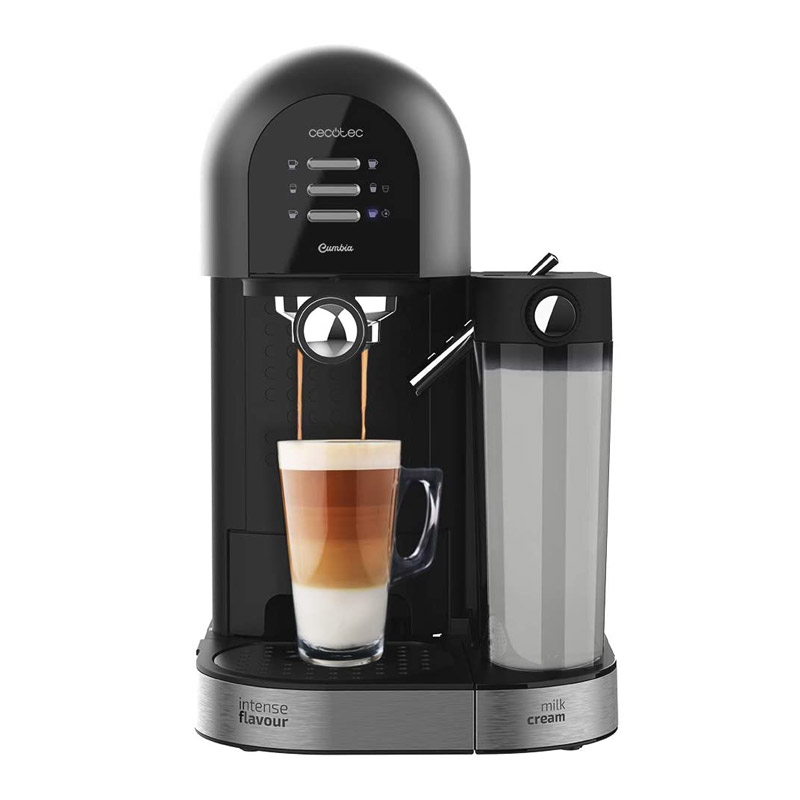 Ημιαυτόματη Καφετιέρα Espresso Power Instant-ccino 20 Chic Serie Nera 20 Bar Χρώματος Μαύρο Cecotec CEC-01590 - CEC-01590