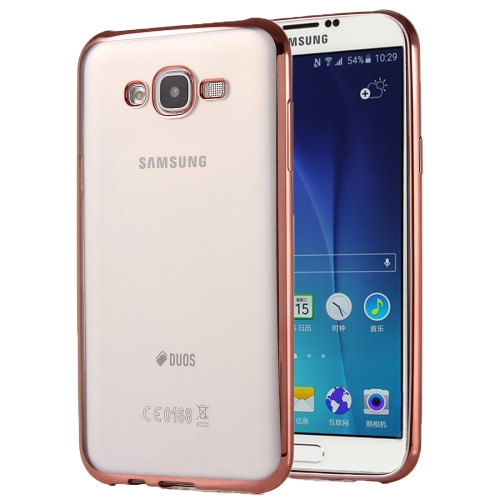 Θήκη Samsung S6 G920 Σιλικόνης Clear Electro Bumper Slim Fit 0.3mm - Ροζ
