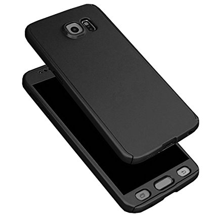 360 Full Body Case + Tempered Glass Samsung Galaxy S6 (G920) black