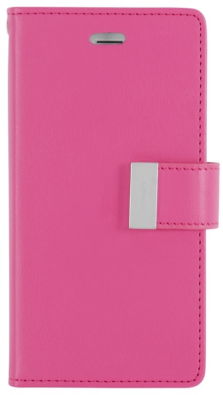MERCURY Θήκη Rich Diary για Samsung Galaxy Note 4, Hot Pink
