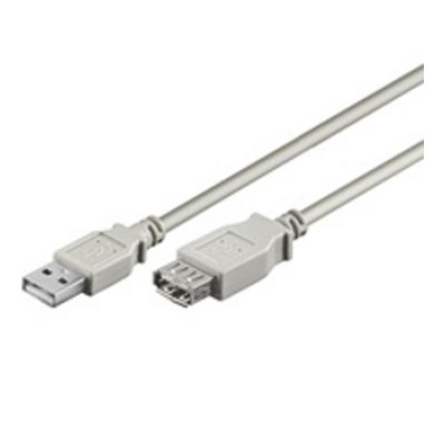 ΚΑΛΩΔΙΟ Η/Υ USB (A-MALE)->USB(A-FEMALE)USB 2.0 1.8m GREY