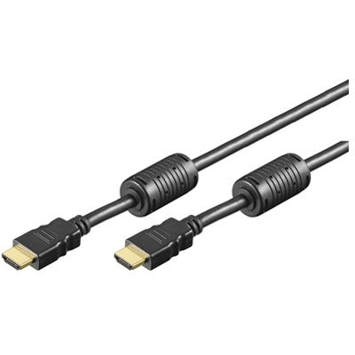 HDMI CABLE 19 PIN 5.0m (HDMI 1.3) BLACK GOLD PLATED CONTACTS
