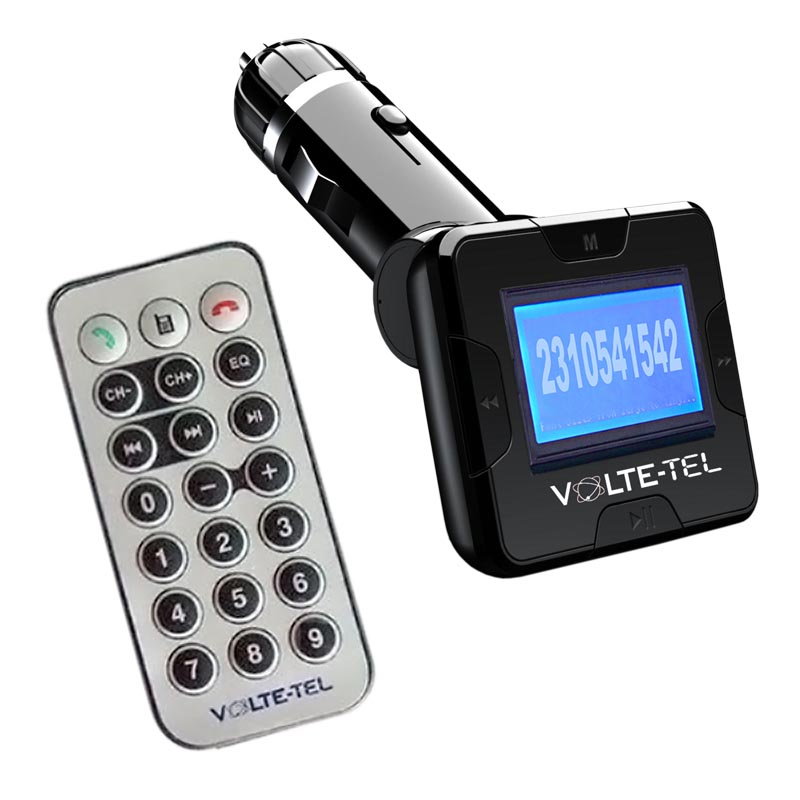 FM TRANSMITTER VOLTE-TEL VT892B BLUETOOTH CarKit Caller ID 10pcs
