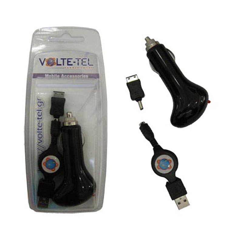 VOLTE-TEL SAMSUNG G600 (USB ΦΟΡΤΙΣΤΗΣ ΑΥΤΟΚΙΝΗΤΟΥ VCU032+USB ADAPTOR VUA3+ΚΟΝ/ΡΑΣ)