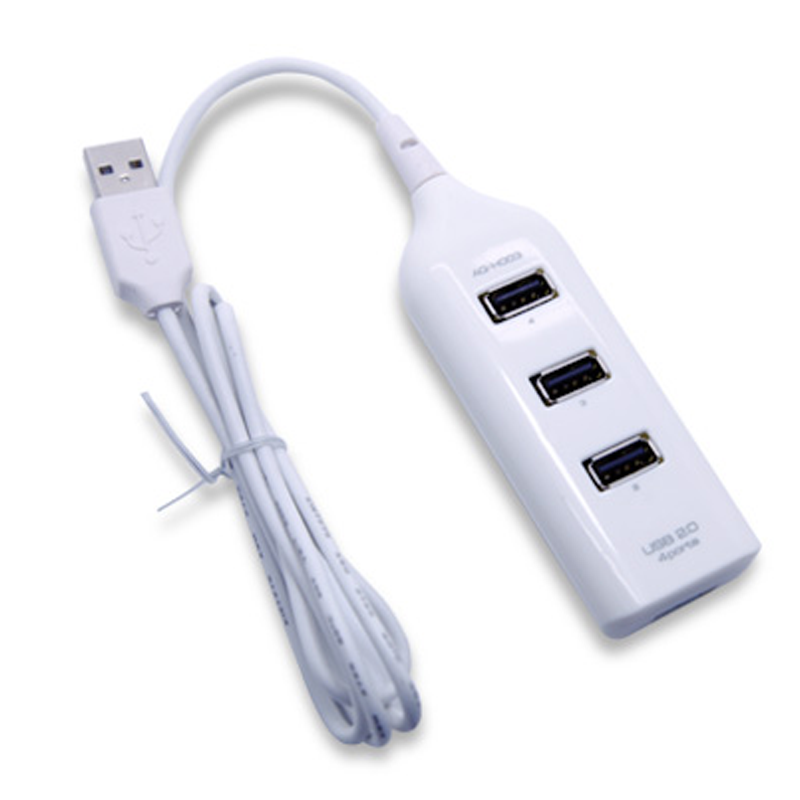 USB HUB USB 2.0 4 port WHITE