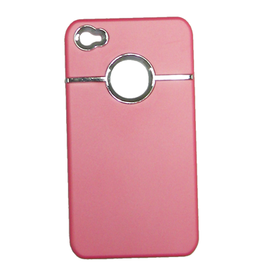 VOLTE-TEL ΘΗΚΗ IPHONE 4G/4S FACEPLATE HARD V022 PINK-SILVER