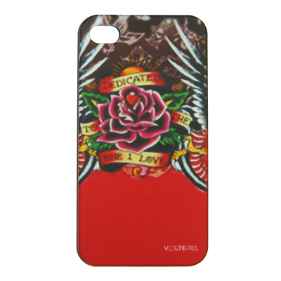 VOLTE-TEL ΘΗΚΗ IPHONE 4G/4S FACEPLATE DEDICATED LOVE V046