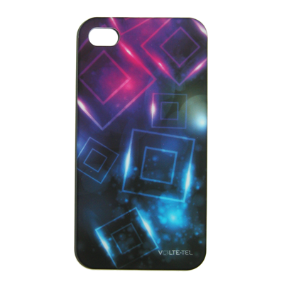 VOLTE-TEL ΘΗΚΗ IPHONE 4G/4S FACEPLATE BLACK - LIGHT SQUARES V048