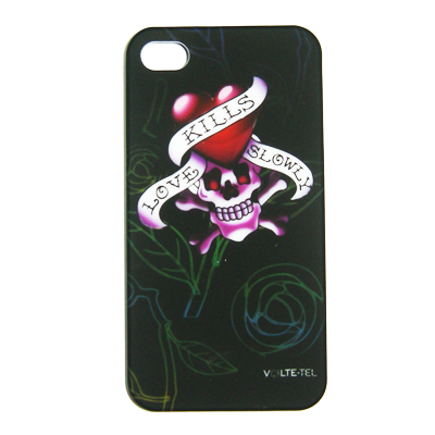 VOLTE-TEL ΘΗΚΗ IPHONE 4G/4S FACEPLATE LOVE KILLS SLOWLY V050