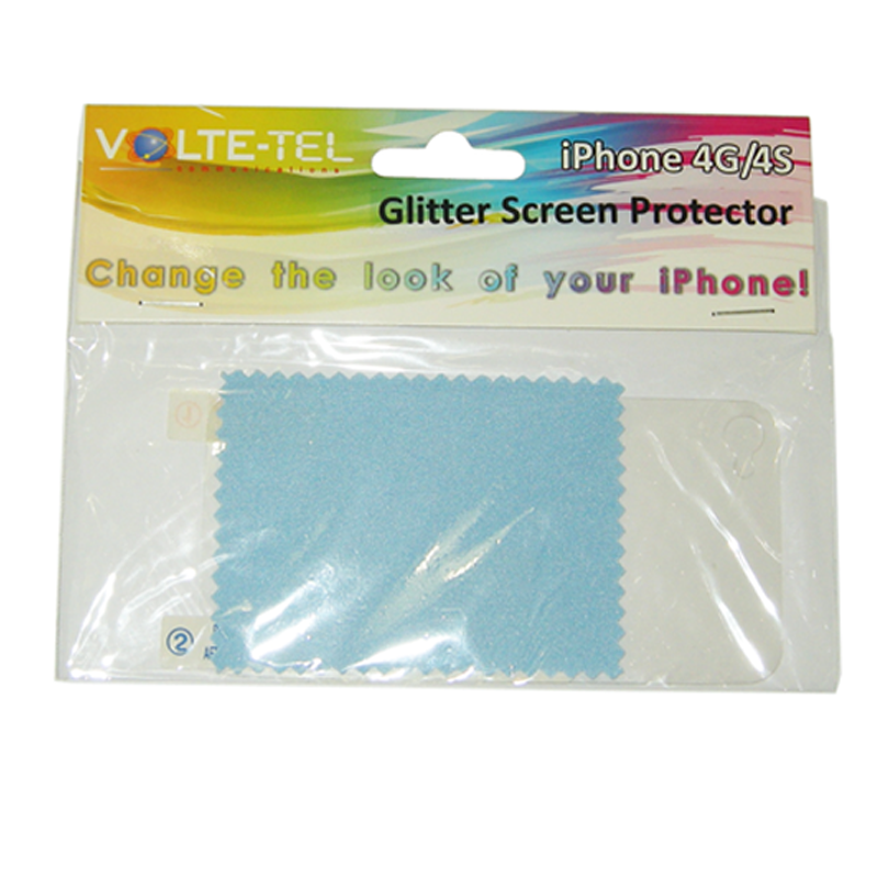 VOLTE-TEL SCREEN PROTECTOR IPHONE 4G/4S 3.5" BACK GLITTER