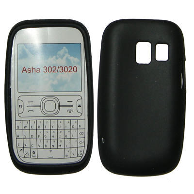 VOLTE-TEL ΘΗΚΗ NOKIA ASHA 302 ΣΙΛΙΚΟΝΗΣ BLACK