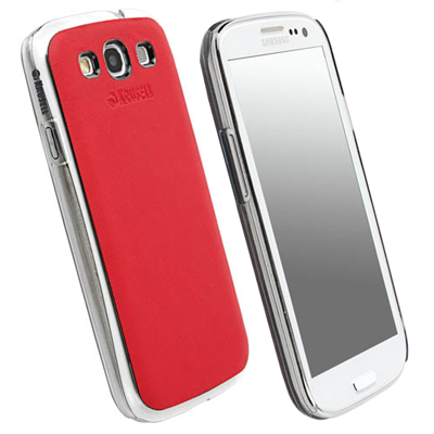 KRUSELL ΘΗΚΗ SAMSUNG I9300 FACEPLATE LEATHER DONSO UC RED