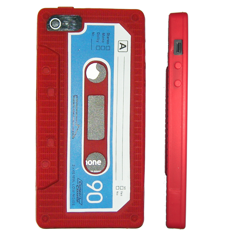 VOLTE-TEL ΘΗΚΗ IPHONE SE/5S/5 FACEPLATE CASSETTE V068 RED