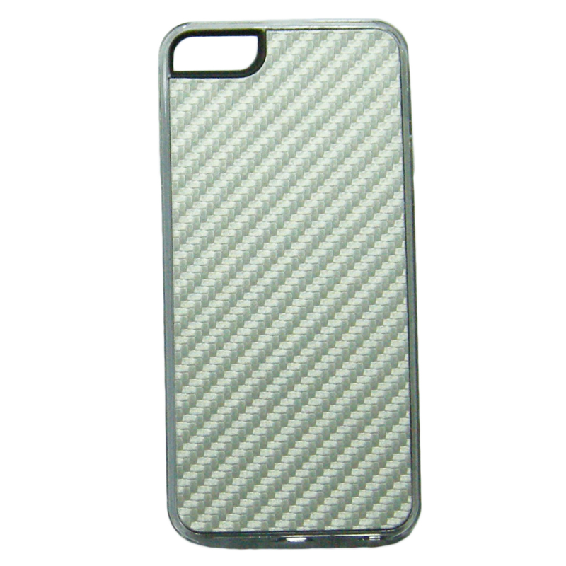 VOLTE-TEL ΘΗΚΗ IPHONE SE/5S/5 FACEPLATE CARBON V078 WHITE