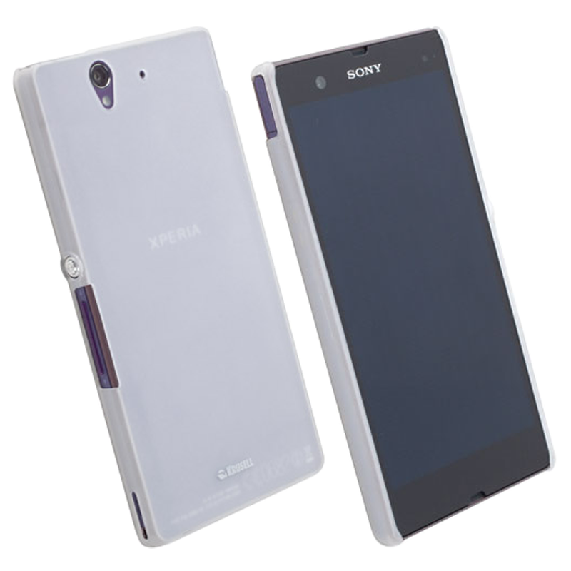 KRUSELL ΘΗΚΗ SONY XPERIA Z FACEPLATE FROSTCOVER TRANSPARENT WHITE