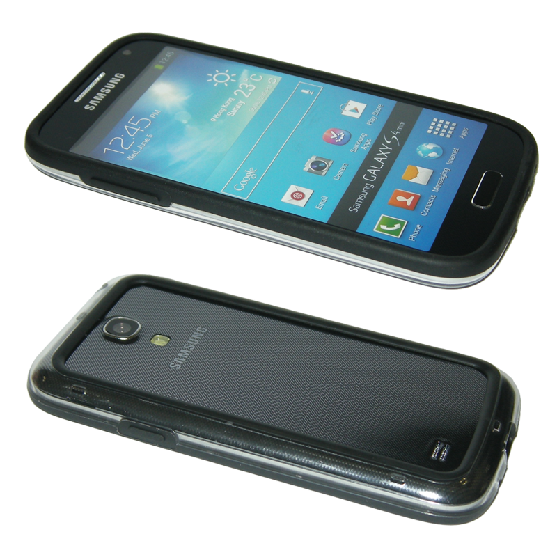 VOLTE-TEL ΘΗΚΗ SAMSUNG S4 I9195 MINI BUMPER WITH BUTTON BLACK