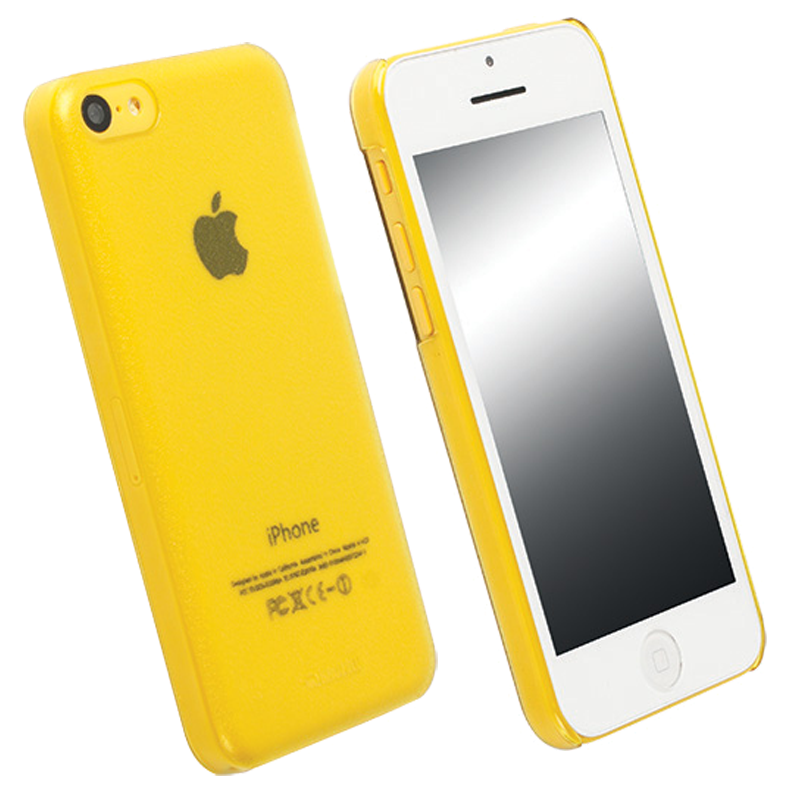 KRUSELL ΘΗΚΗ IPHONE 5C FACEPLATE FROSTCOVER TRANSPARENT YELLOW