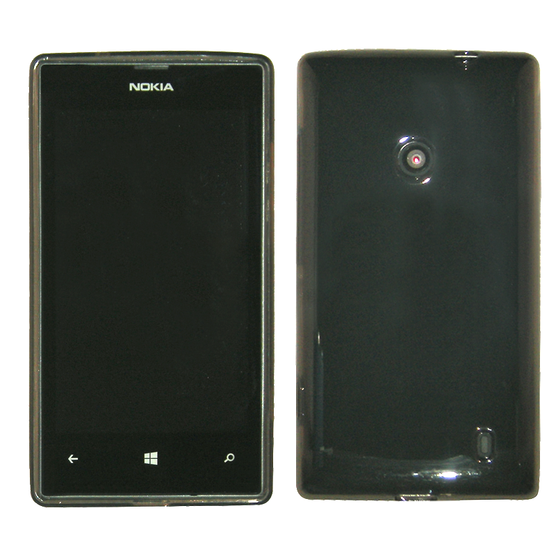 VOLTE-TEL ΘΗΚΗ NOKIA LUMIA 520/525 SLIMCOLOR TPU ΔΙΑΦΑΝΗ ΓΚΡΙ