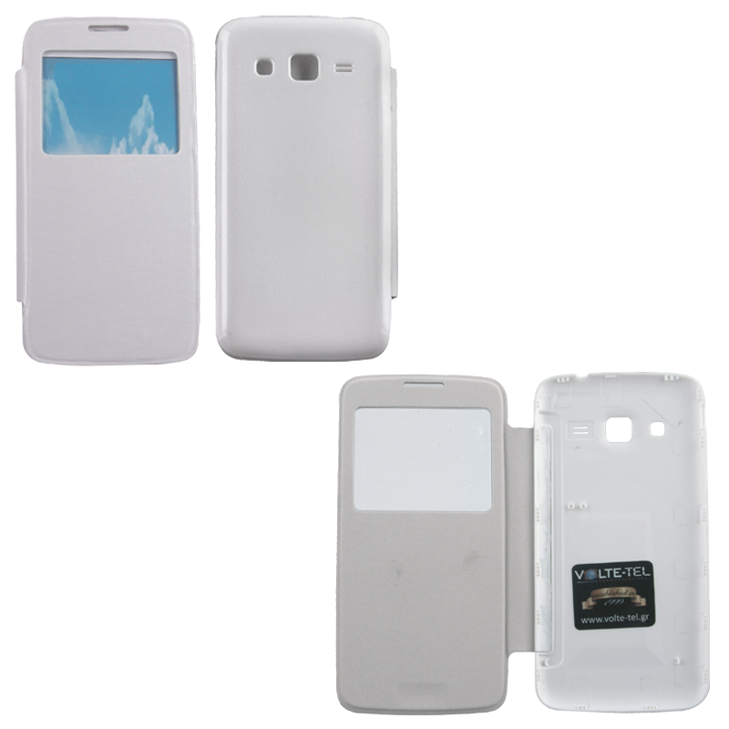 VOLTE-TEL ΘΗΚΗ SAMSUNG G3815 EXPRESS 2 BATTERY COVER VIEW WHITE