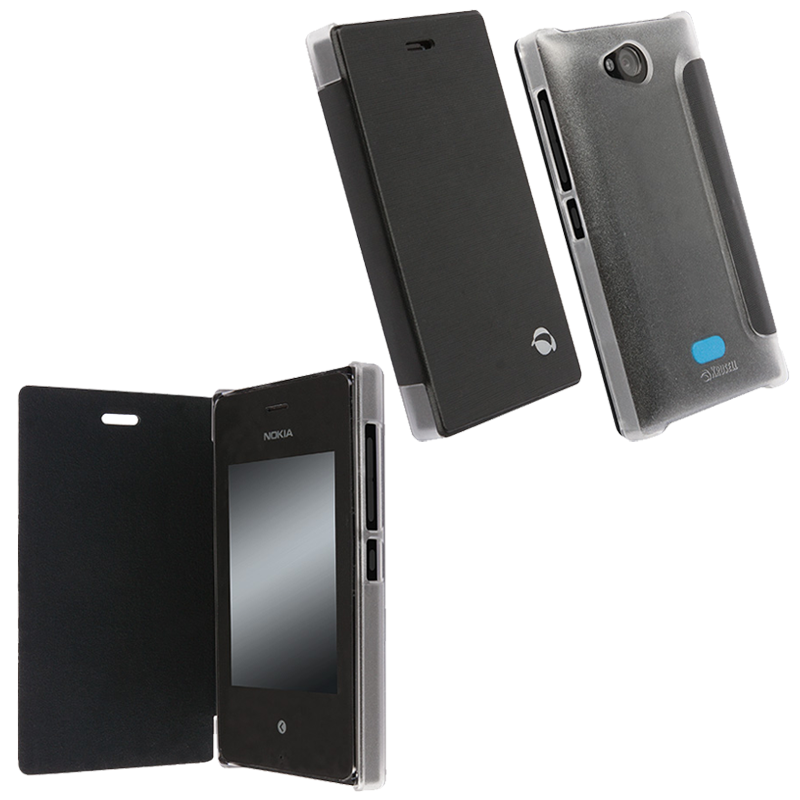 KRUSELL ΘΗΚΗ NOKIA ASHA 503 BODEN FLIPCOVER BLACK