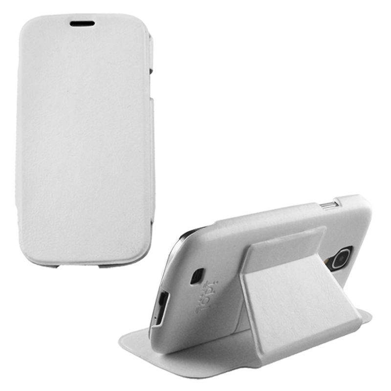 IDOL 1991 ΘΗΚΗ SAMSUNG S4 3 IN 1 FACE-BOOK CASE LEATHER WHITE