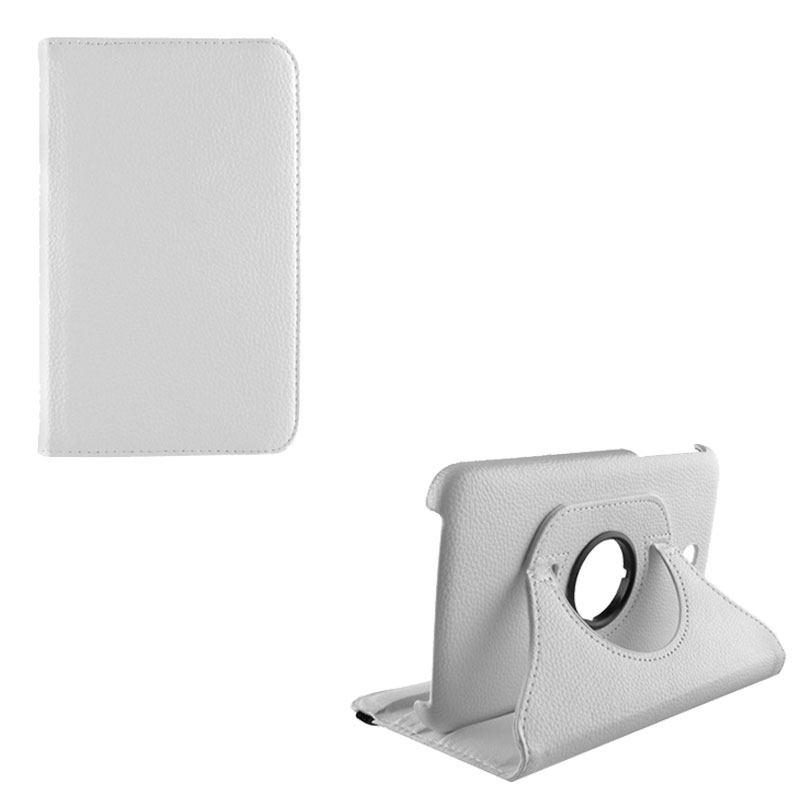 VOLTE-TEL ΘΗΚΗ SAMSUNG TAB 3 T210 7.0" LEATHER BOOK ROTATING STAND WHITE