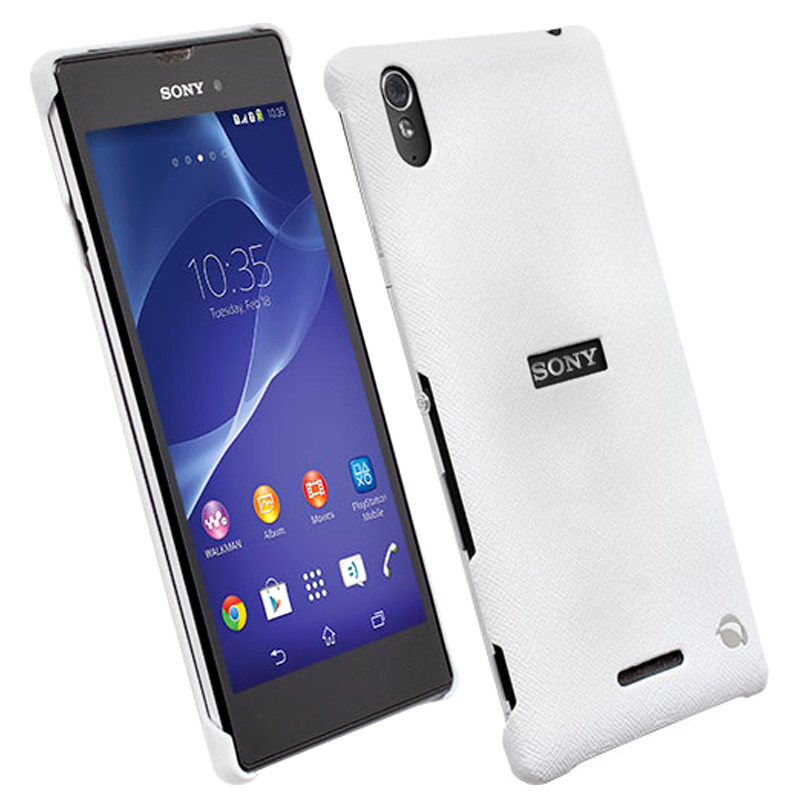 KRUSELL ΘΗΚΗ SONY XPERIA T3 FACEPLATE TEXTURE COVER WHITE