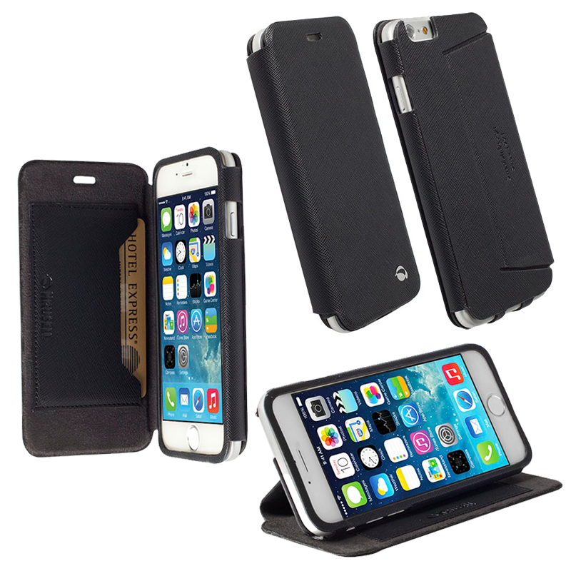 KRUSELL ΘΗΚΗ IPHONE 6S/6 4.7"LEATHER MALMO FLIPCOVER STAND BLACK
