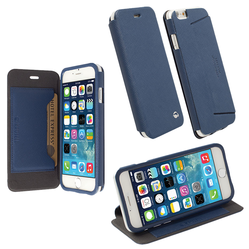 KRUSELL ΘΗΚΗ IPHONE 6S/6 4.7" LEATHER MALMO FLIPCOVER STAND BLUE