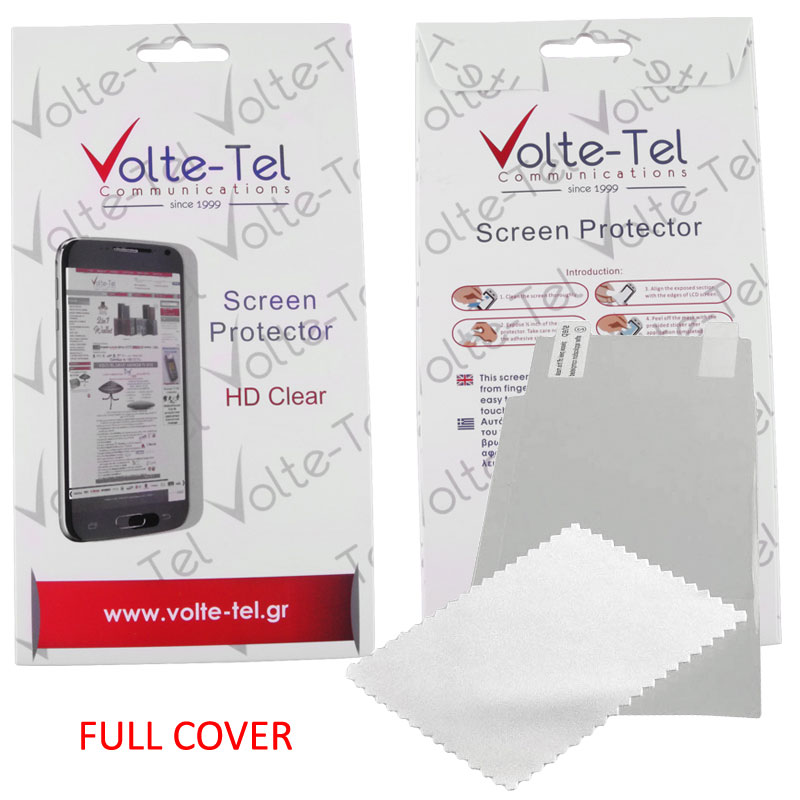 VOLTE-TEL SCREEN PROTECTOR SONY XPERIA M2 D2303 4.8" CLEAR FULL COVER