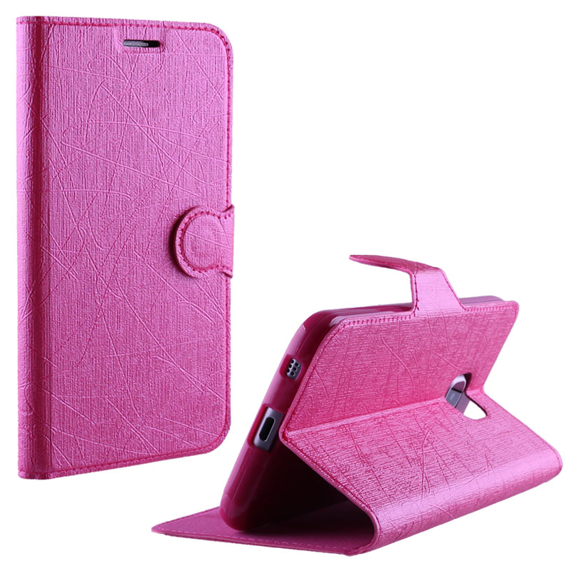 VOLTE-TEL ΘΗΚΗ ALCATEL 5050 OT POP S3 LINE LEATHER-TPU BOOK STAND PINK