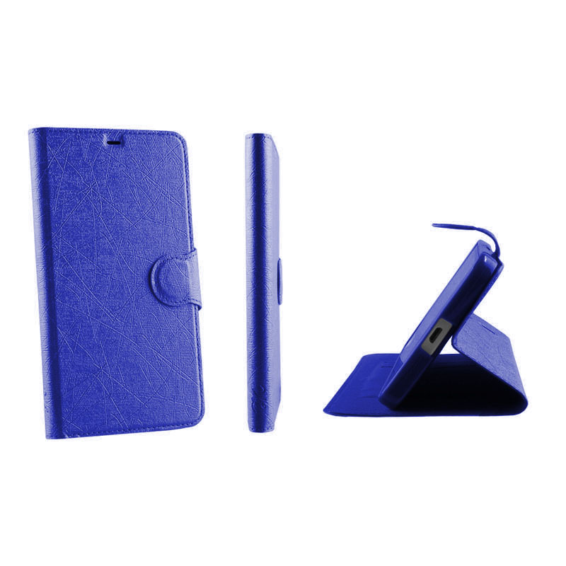 VOLTE-TEL ΘΗΚΗ NOKIA LUMIA 530 LINE LEATHER-TPU BOOK STAND BLUE