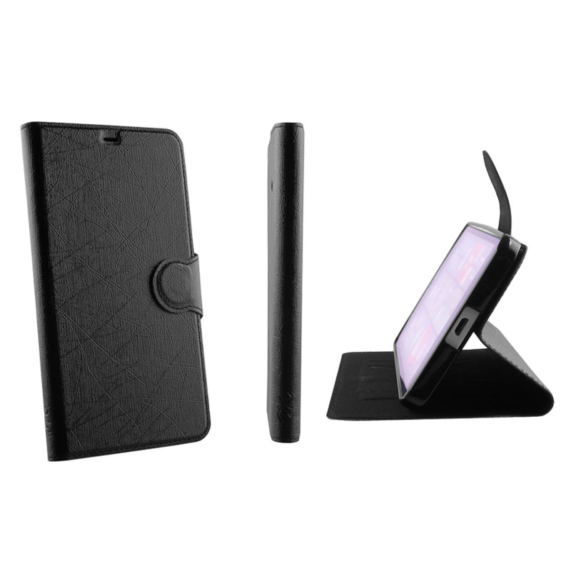 VOLTE-TEL ΘΗΚΗ SONY XPERIA Z3 D6653 LINE LEATHER-TPU BOOK STAND BLACK