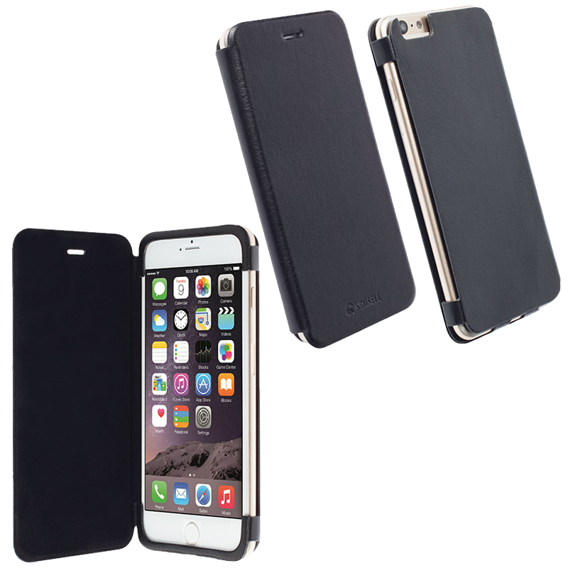 KRUSELL ΘΗΚΗ IPHONE 6S PLUS/6 PLUS 5.5" PU LEATHER FLIPCOVER DONSO BLACK